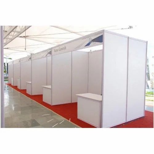White Aluminium Exhibition Stalls