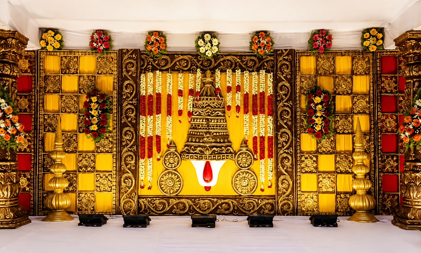 GNT Events haldi ceremony setup